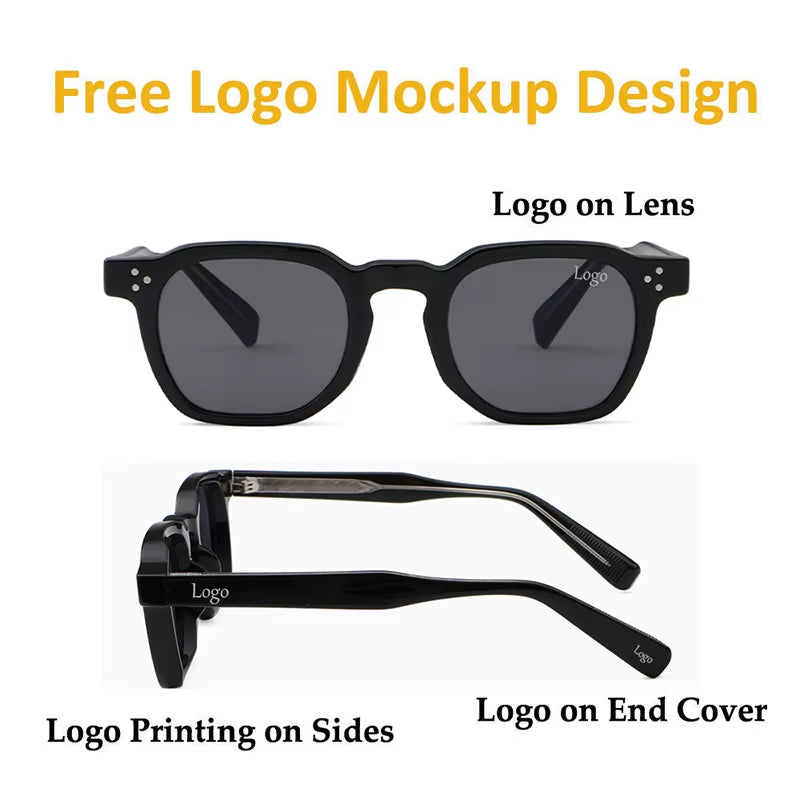 Fashion Squaresunglasses Men Punk Design Sun Glasses Woman Summer Outdoor Travel Beach Ideal Choice for Gifts
